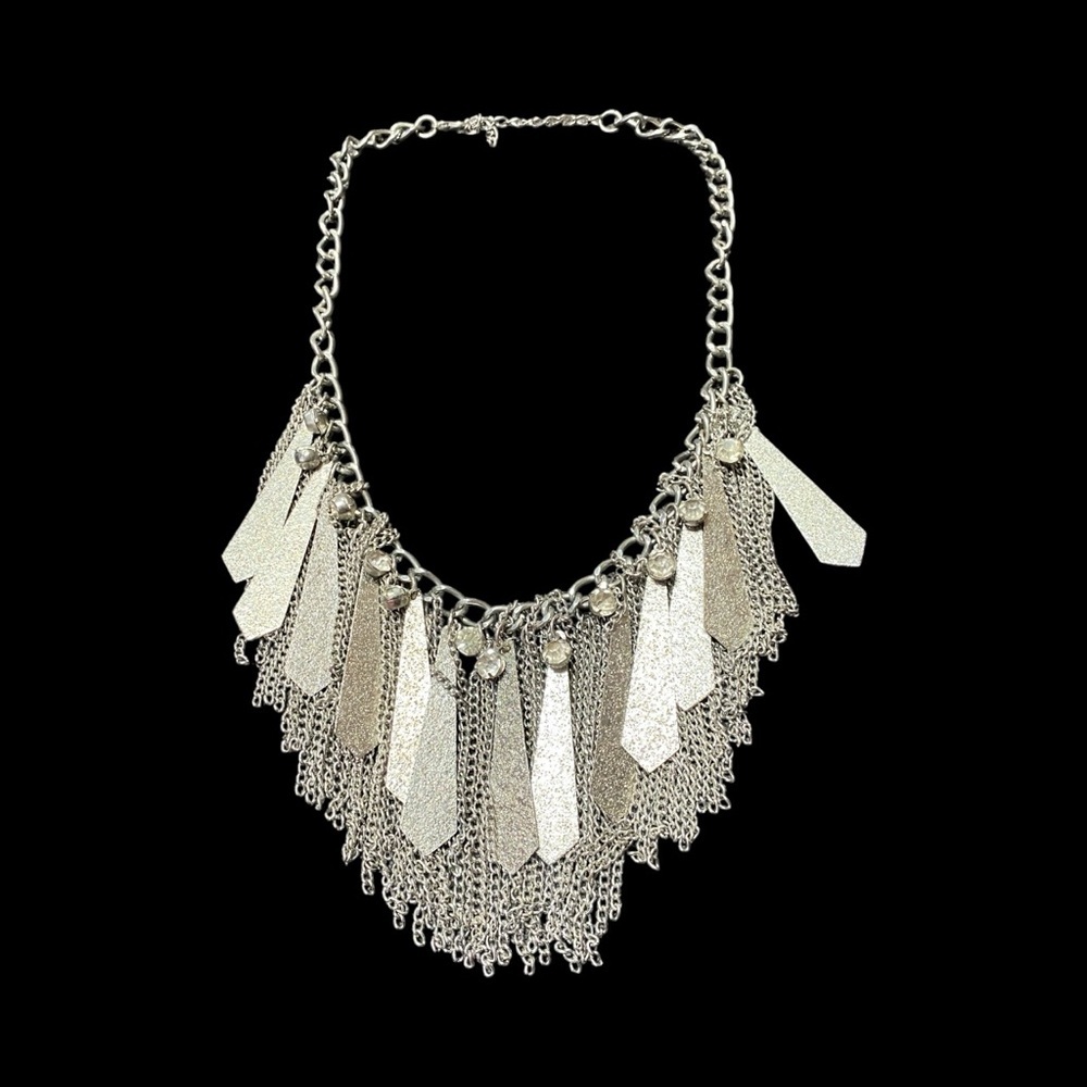 Vintage Silver Statement Necklace - Picture 3 of 4